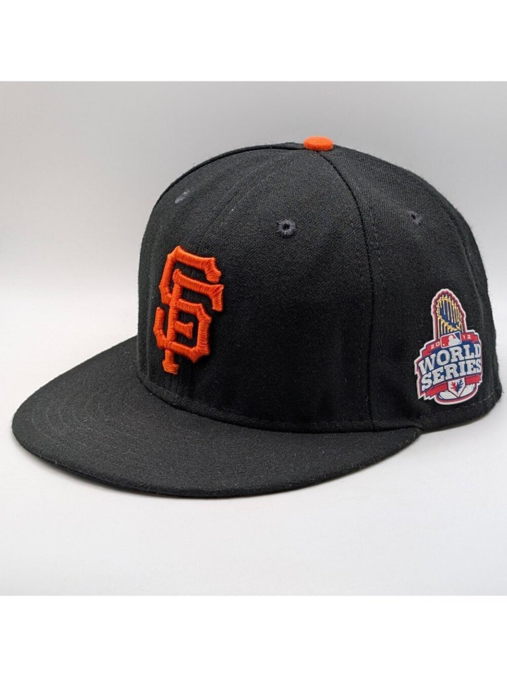 San Francisco Giants New Era 2012 World Series Hat MLB Baseball Fitted Sz 7 3/8